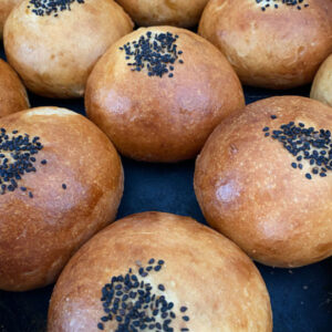 Hamburguesa Brioche, paquete de 4 piezas.