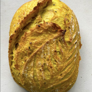 Hogaza de Cúrcuma linaza y coco sin azúcar (650gr)