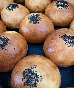 Bollo de Hamburguesa con papa, paquete de 4 pzs